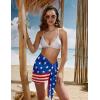 image:imageEkouaer Womens Short Sarongs Chiffon Cover Ups Sheer Bikini Wraps for Swimwear S3XLNational Flag
