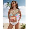 image:imageEkouaer Womens Short Sarongs Chiffon Cover Ups Sheer Bikini Wraps for Swimwear S3XLPink Ethnic Style