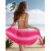 image:imageEkouaer Womens Short Sarongs Chiffon Cover Ups Sheer Bikini Wraps for Swimwear S3XLRose Pink Gradient
