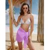 image:imageEkouaer Womens Short Sarongs Chiffon Cover Ups Sheer Bikini Wraps for Swimwear S3XLRose Purple