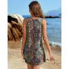 image:imageEkouaer Womens Sleeveless Swimwear Coverups TShirt Beach Dress Tank Bikini Cover Up with PrintMz721