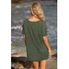 image:imageEkouaer Womens Swimsuit Beach Cover Up Short Sleeve Cover Ups for Swimwear Bathing Suit Coverups SXXXLArmy Green