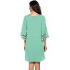 image:imageEkouaer Womens Swimsuit Cover Up 34 Bell Sleeve Beachwear Coverups Deep VNeck Bikini Beach Dress S3XLLight Mint