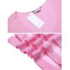 image:imageEkouaer Womens Swimsuit Cover Up 34 Bell Sleeve Beachwear Coverups Deep VNeck Bikini Beach Dress S3XLPink