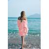 image:imageEkouaer Womens Swimsuit Cover Up 34 Sleeve Beachwear Bikini Coverups Button Down Oversized Cover Up Shirt S3XLPink
