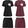 Black/Dark Red