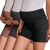 image:imageEkouaer 3 Pack Maternity Shorts Pregnancy Shorts Comfy Lounge Pajama Sleepwear SXXLBlackDark GreyBrown