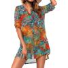Green Tropical Print