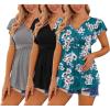 Black+floral Teal+grey(3pcs)