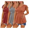 Caramel+grey+wine Red(3pcs)