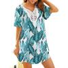 Green Tropical Print
