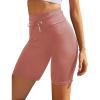 image:imageEkouaer Womens Board Shorts High Waist Swim Shorts Beach Surf Swimwear Shorts S4XLGray Red