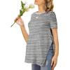 Dark Grey Striped