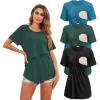3pcs- Black + Lake Green + Teal