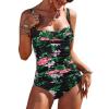 Flower Black Green