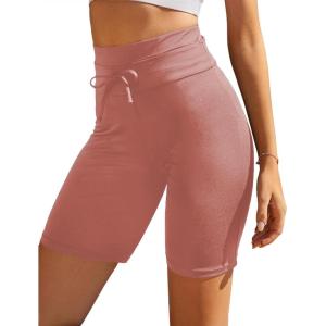 image:imageEkouaer Womens Board Shorts High Waist Swim Shorts Beach Surf Swimwear Shorts S4XLGray Red