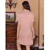 image:imageEkouaer Button Down Nursing Nightgown V Neck Breastfeeding Dress Short Sleeve Classic Maternity PajamasPink