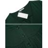 image:imageEkouaer Labor and Delivery Gown Nursing Nightgown Maternity Nightgowns for Hospital Short Breastfeeding Nightgown SXXLDark Green