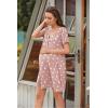 image:imageEkouaer Labor and Delivery Gown Nursing Nightgown Maternity Nightgowns for Hospital Short Breastfeeding Nightgown SXXLMauve Heart