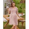 image:imageEkouaer Labor and Delivery Gown Nursing Nightgown Maternity Nightgowns for Hospital Short Breastfeeding Nightgown SXXLMauve Heart