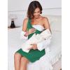 image:imageEkouaer Labor and Delivery Gown for Hospital 3 in 1 Nursing Dress Sleeveless Maternity Snap Button Breastfeeding NightgownIvy Green