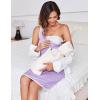 image:imageEkouaer Labor and Delivery Gown for Hospital 3 in 1 Nursing Dress Sleeveless Maternity Snap Button Breastfeeding NightgownLilac