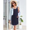 image:imageEkouaer Labor and Delivery Gown for Hospital 3 in 1 Nursing Dress Sleeveless Maternity Snap Button Breastfeeding NightgownNavy Blue