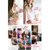 image:imageEkouaer LaborDeliveryHospital Gown Nursing Nightgown Maternity Sleepwear With Pockets Postpartum Gowns with Button SXXLGreen