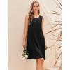 image:imageEkouaer Maternity Nursing Dress Nightgown Labor and Delivery Gown Sleeveless Pregnancy Breastfeeding DressesBlack