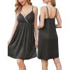 image:imageEkouaer Maternity Nursing Gown and Robe Set Lace Nursing Nightgown for Breastfeeding Labor Delivery gowns for HospitalDark Grey