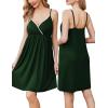 image:imageEkouaer Maternity Nursing Gown and Robe Set Lace Nursing Nightgown for Breastfeeding Labor Delivery gowns for HospitalEmerald Green