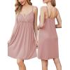 image:imageEkouaer Maternity Nursing Gown and Robe Set Lace Nursing Nightgown for Breastfeeding Labor Delivery gowns for HospitalPink