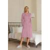image:imageEkouaer Maternity Robe Labor Delivery Nursing Gown Hospital Breastfeeding Dress BathrobesMauve