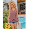 image:imageEkouaer Women Maternity Nursing Pajama Set Breastfeeding Sleepwear Double Layer Sleeveless Top amp Shorts Pregnancy PJSGray Purple Red