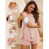 image:imageEkouaer Women Maternity Nursing Pajama Set Breastfeeding Sleepwear Double Layer Sleeveless Top amp Shorts Pregnancy PJSLeopard Pink