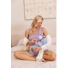 image:imageEkouaer Women Maternity Nursing Pajama Set Breastfeeding Sleepwear Double Layer Sleeveless Top amp Shorts Pregnancy PJSLight Purple