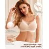 image:imageEkouaer Women Mesh Support Nursing Bra Seamless Ultra Soft Maternity Bras Pregnancy Sleep Bralette with Extra ExtendersBeige