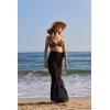 image:imageEkouaer Women Sarong Swimsuit Coverups Chiffon Long Bikini Wraps Sheer Beach Bathing Suit Cover Up1 Black
