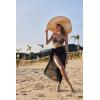 image:imageEkouaer Women Sarong Swimsuit Coverups Chiffon Long Bikini Wraps Sheer Beach Bathing Suit Cover Up1 Black