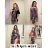 image:imageEkouaer Women Sarong Swimsuit Coverups Chiffon Long Bikini Wraps Sheer Beach Bathing Suit Cover Up3leopard