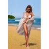 image:imageEkouaer Women Sarong Swimsuit Coverups Chiffon Long Bikini Wraps Sheer Beach Bathing Suit Cover UpBlackdark Khaki