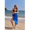 image:imageEkouaer Women Sarong Swimsuit Coverups Chiffon Long Bikini Wraps Sheer Beach Bathing Suit Cover UpBlue