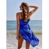 image:imageEkouaer Women Sarong Swimsuit Coverups Chiffon Long Bikini Wraps Sheer Beach Bathing Suit Cover UpBlue Gradient