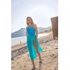 image:imageEkouaer Women Sarong Swimsuit Coverups Chiffon Long Bikini Wraps Sheer Beach Bathing Suit Cover UpBluegreen