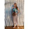 image:imageEkouaer Women Sarong Swimsuit Coverups Chiffon Long Bikini Wraps Sheer Beach Bathing Suit Cover UpDark Khaki