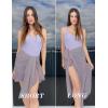 image:imageEkouaer Women Sarong Swimsuit Coverups Chiffon Long Bikini Wraps Sheer Beach Bathing Suit Cover UpDark Khaki