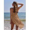 image:imageEkouaer Women Sarong Swimsuit Coverups Chiffon Long Bikini Wraps Sheer Beach Bathing Suit Cover UpKhaki