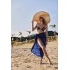 image:imageEkouaer Women Sarong Swimsuit Coverups Chiffon Long Bikini Wraps Sheer Beach Bathing Suit Cover UpNavy Blue