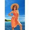 image:imageEkouaer Women Sarong Swimsuit Coverups Chiffon Long Bikini Wraps Sheer Beach Bathing Suit Cover UpOrange