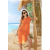 image:imageEkouaer Women Sarong Swimsuit Coverups Chiffon Long Bikini Wraps Sheer Beach Bathing Suit Cover UpOrange